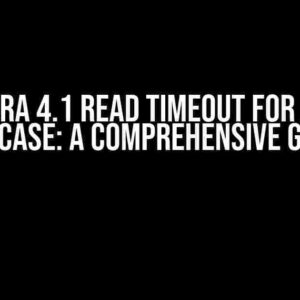 Cassandra 4.1 Read Timeout for a Simple Use Case: A Comprehensive Guide