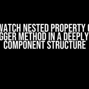 Vue.js: Watch Nested Property Changes and Trigger Method in a Deeply Nested Component Structure