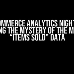 WooCommerce Analytics Nightmare: Solving the Mystery of the Missing “Items Sold” Data